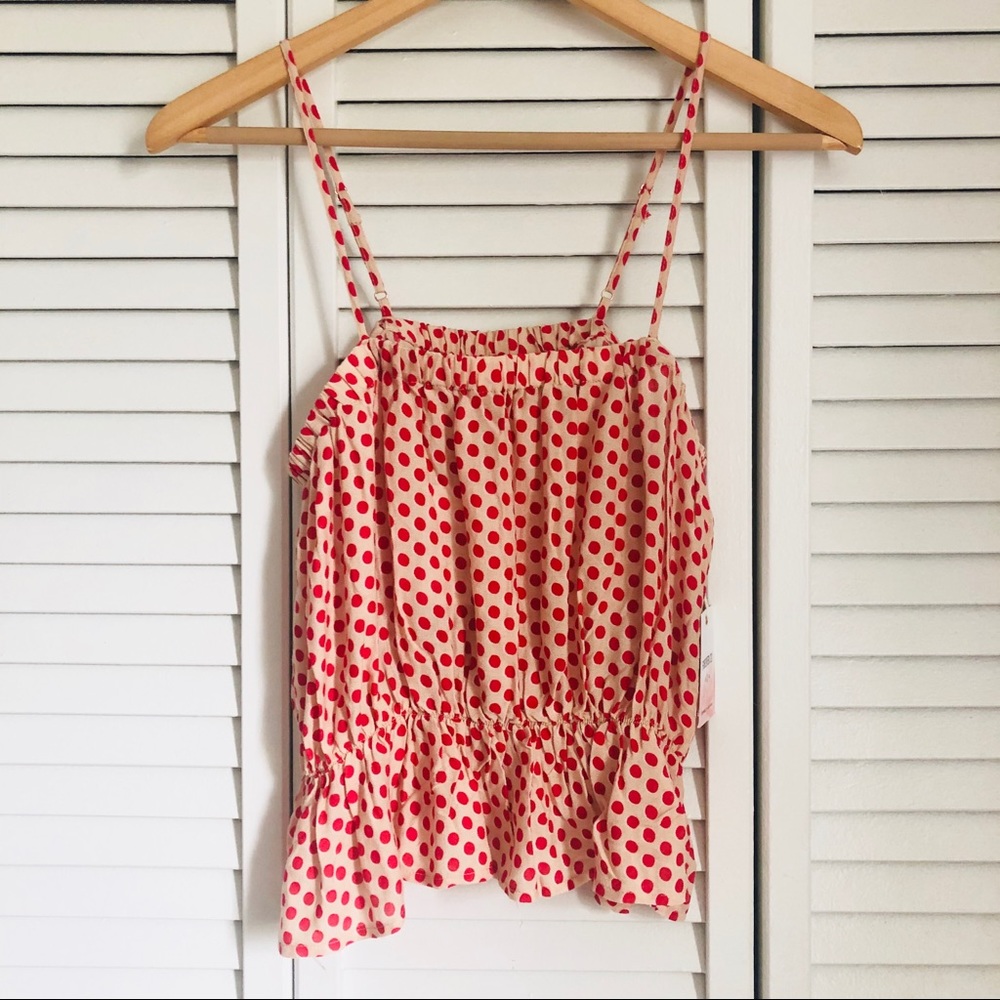 NWT Forever 21 Polka Dot Bubble Cami